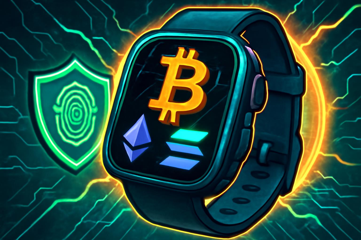 智能手表推动实时加密货币交易和钱包访问