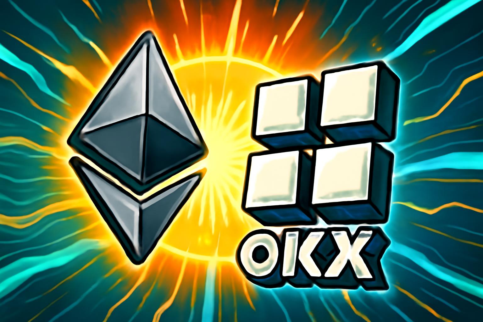 以太坊突破 3,200 USDT，OKX 数据显示上涨 6.09%