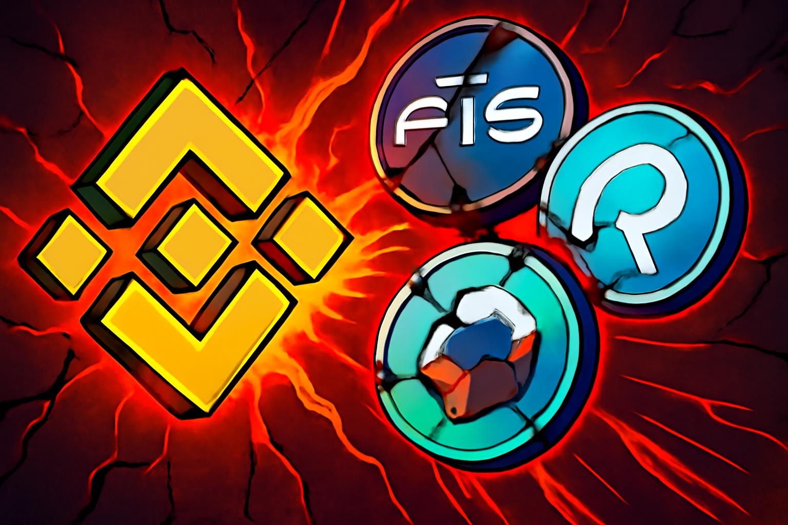 币安下架FIS、REI和VOXEL，加紧对山寨币的审查