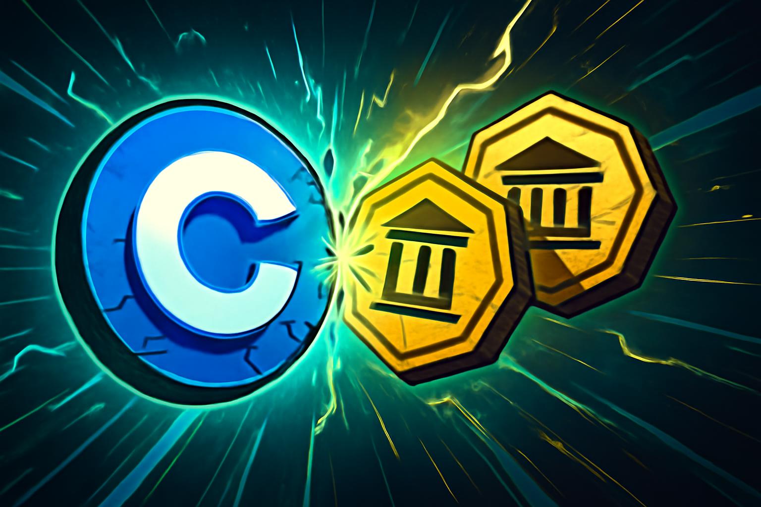 大型银行携手 Coinbase 开展加密试点：稳定币、托管与交易