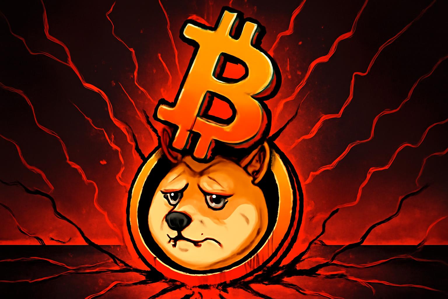 狗狗币看跌形态在风险规避之际接近0.14美元