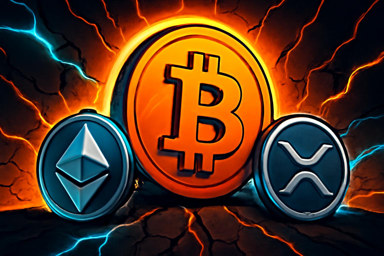 比特币、以太坊、XRP 在美联储利率决策前保持稳健