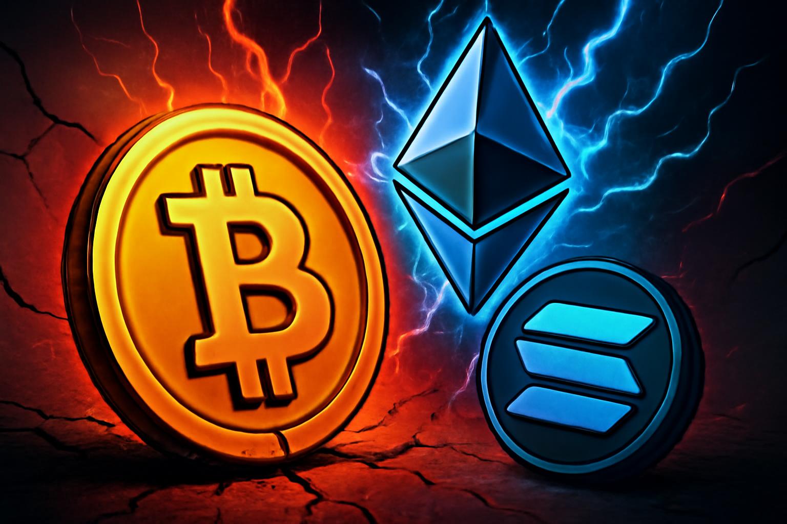 比特币ETF在以太坊和索拉纳ETF取得进展时面临反弹挑战