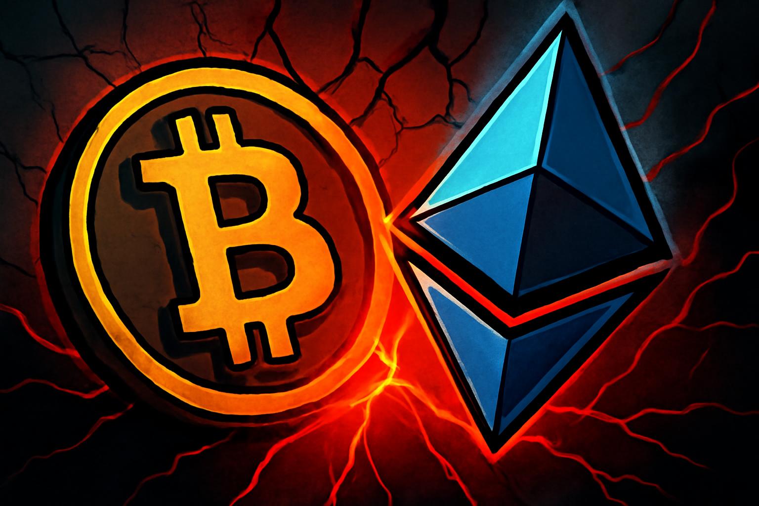 加密市场呈现混合格局，比特币徘徊在$90k附近，以太坊下跌