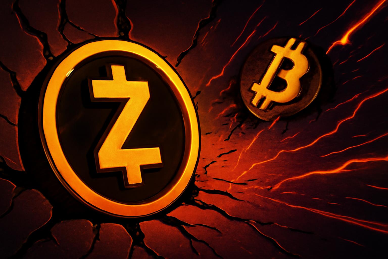 Zcash 价格跌破 $400 以下，因为比特币相关性减弱