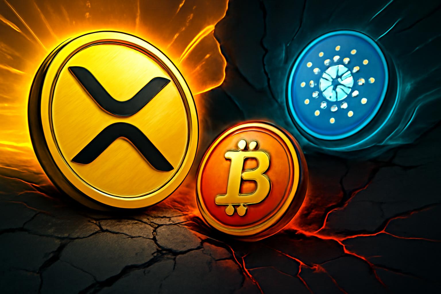 XRP 2026 年突破性交易;比特币蹒跚前行;卡达诺衍生品激增