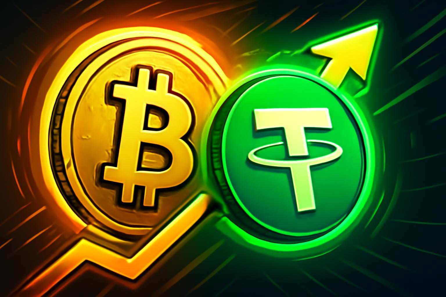 Tether 将比特币持有量增至 96,185 BTC，BTC 靠近 126K 美元的峰值