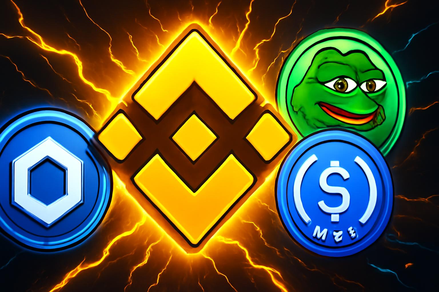 币安将上市 LINK/USD1、PEPE/USD1 与 USDC/MXN 现货交易对