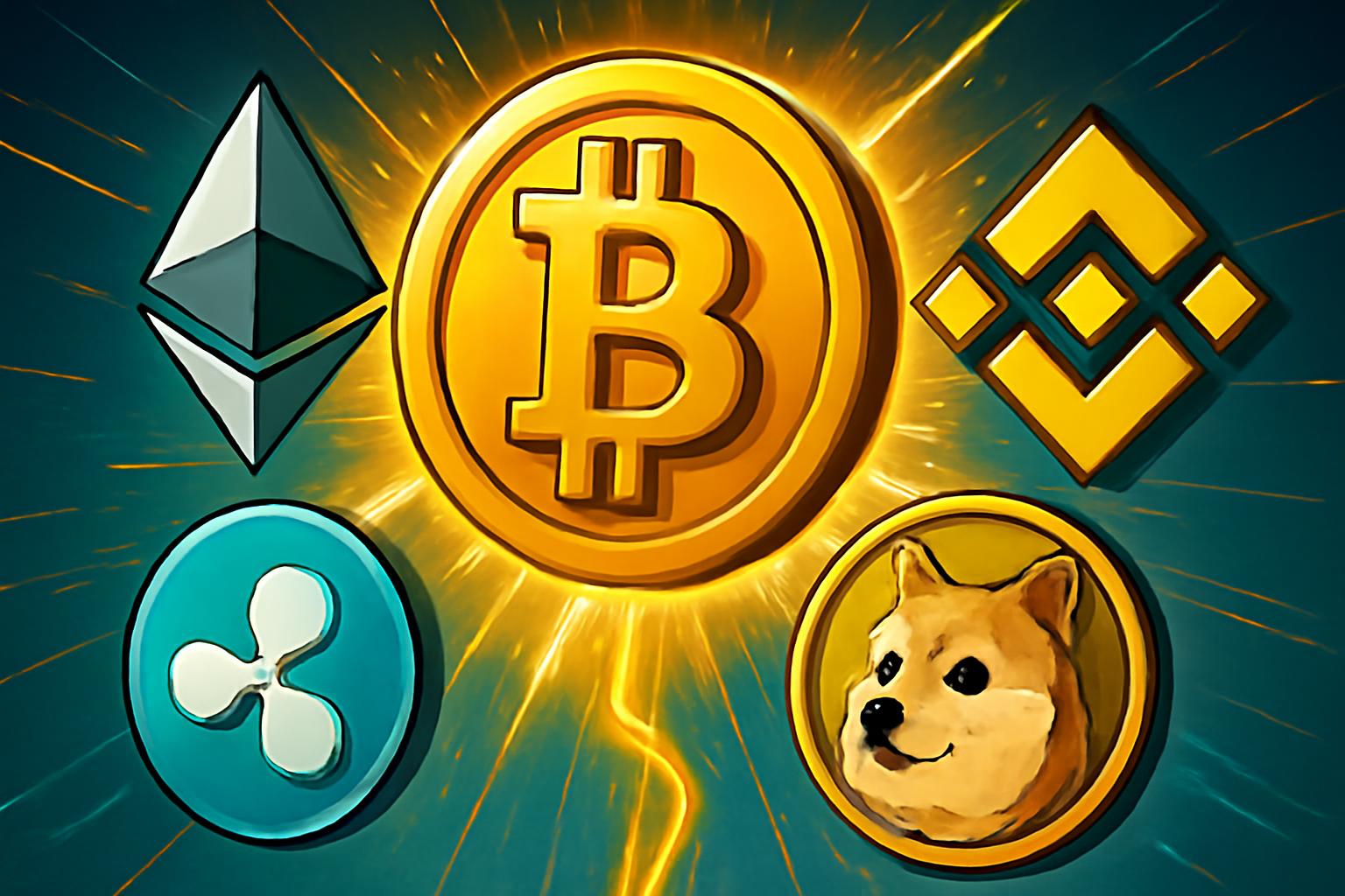 加密市场更新：比特币与主要币种在24小时内上涨