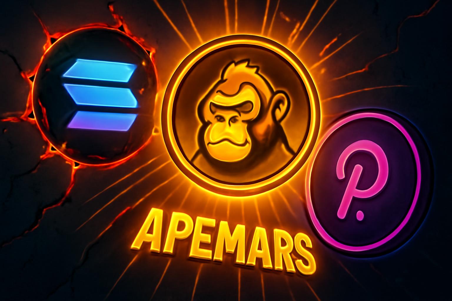 APEMARS 预售势头引发关注，Solana 下跌与 Polkadot 升级