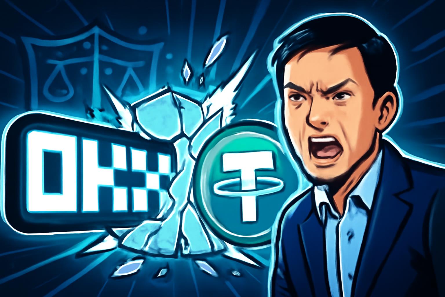 OKX 冻结 40,000 USDT: 监管政策在 X 上引发热议