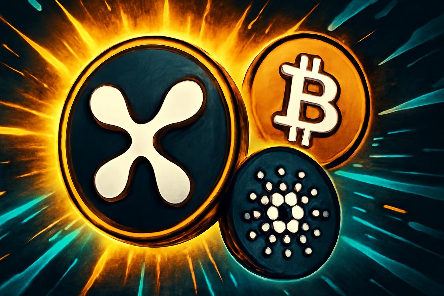 XRP、比特币与卡达诺价格展望，ETF资金流入与美国 CPI 数据推动市场