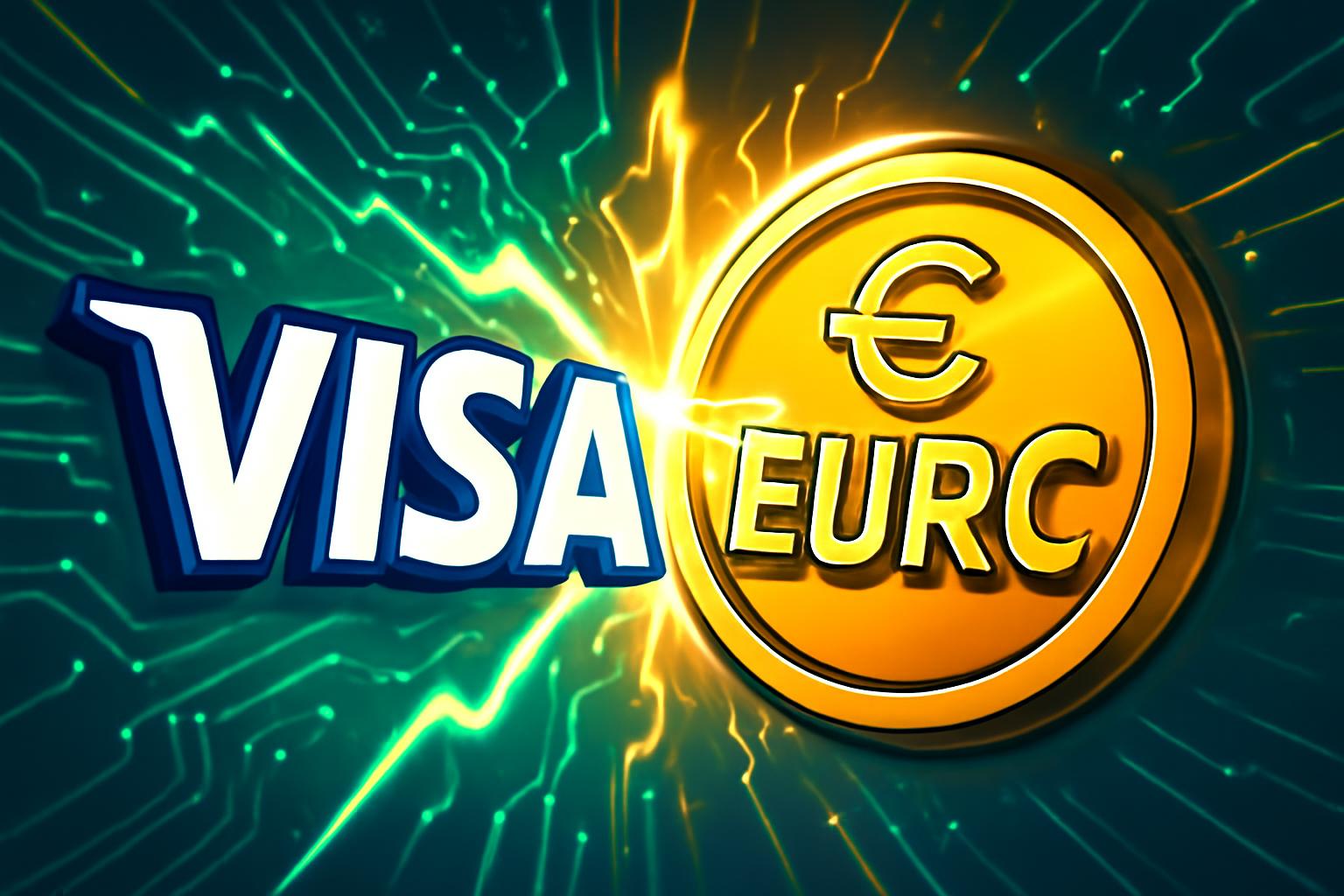 Visa 的稳定币挂钩卡推动结算平台需求