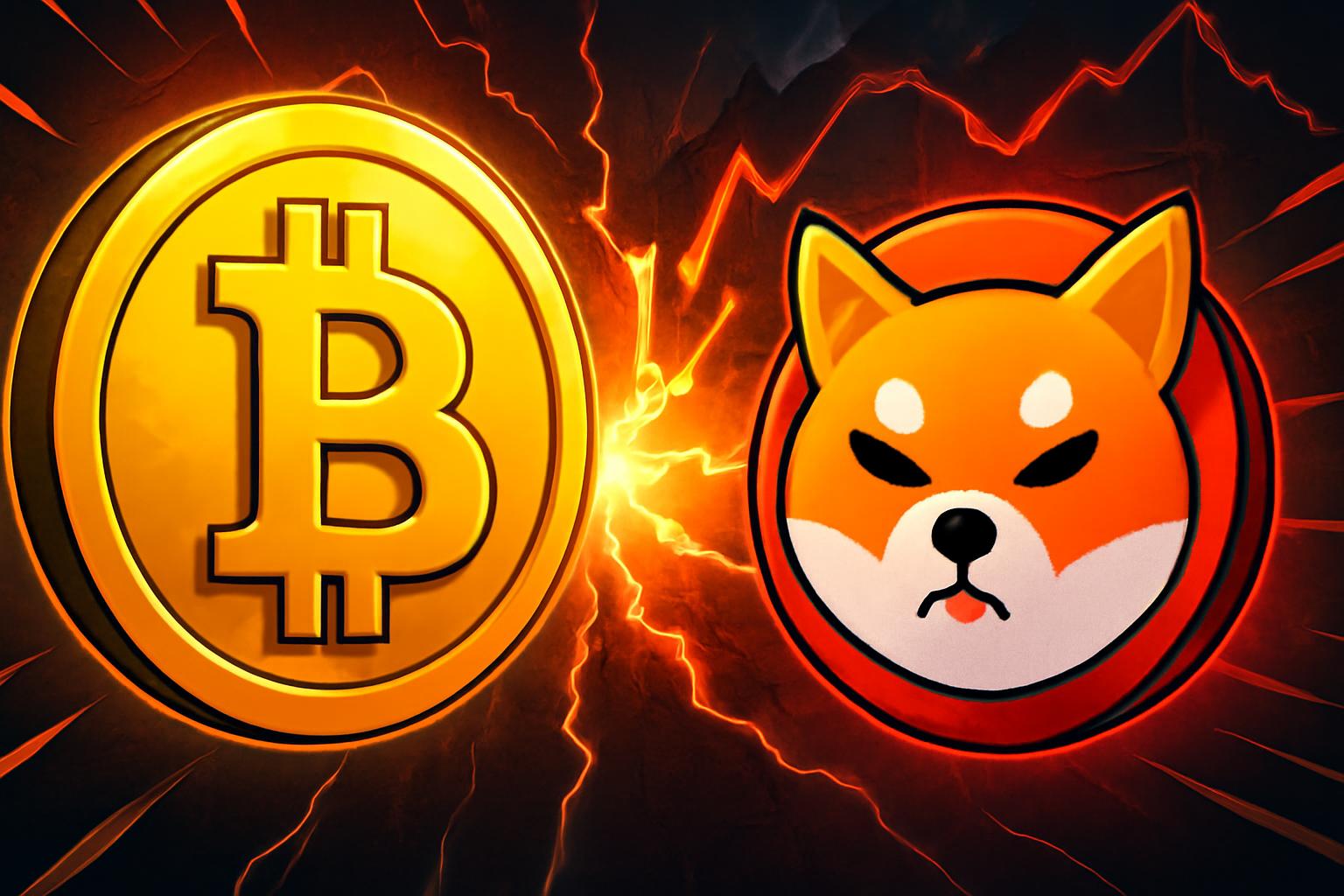 比特币 vs 柴犬币:哪一个更有可能成为百万富翁?