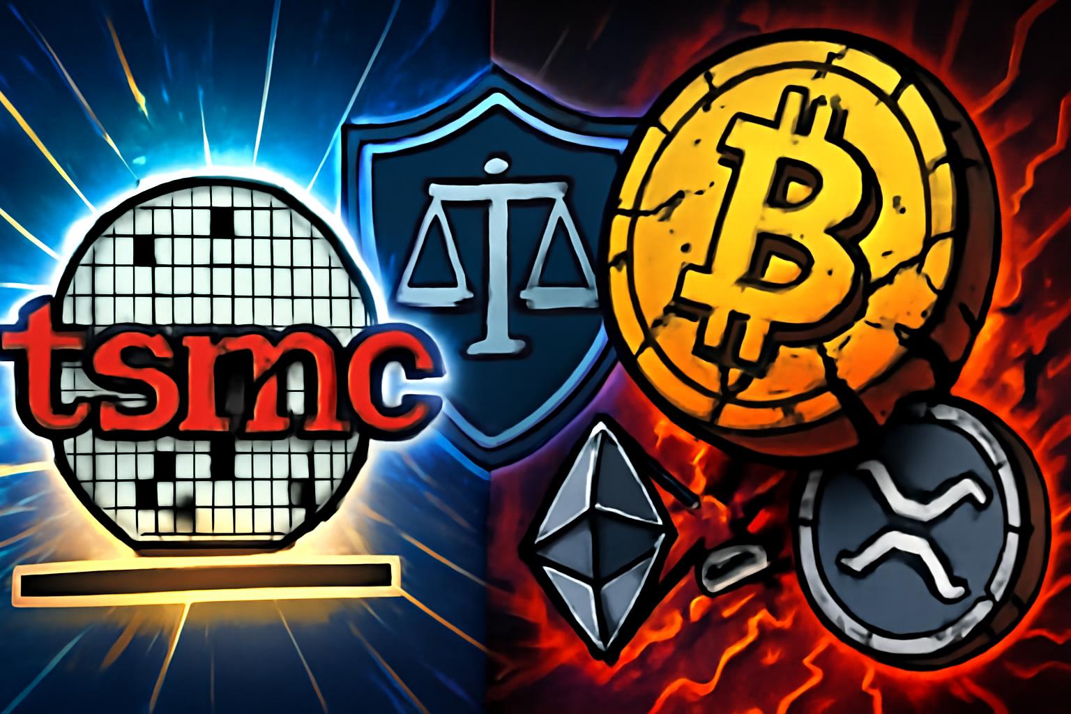 台积电上涨提振股市，加密货币因数字清晰法案担忧而下跌