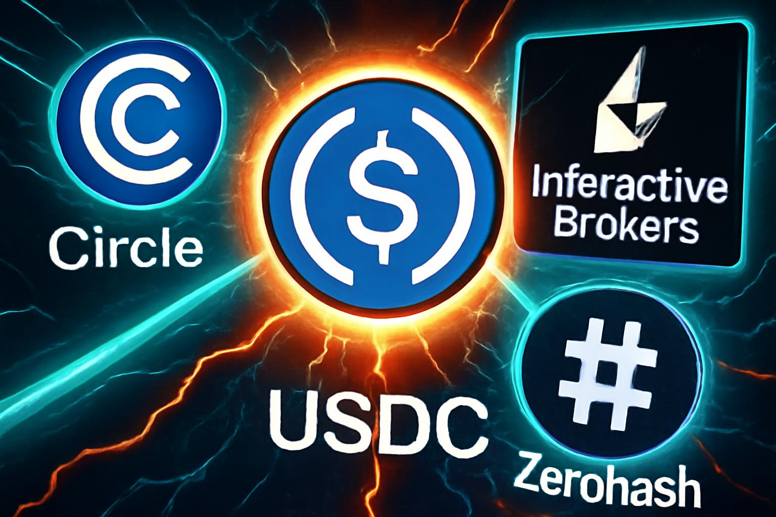 Interactive Brokers 通过 Circle 与 Zerohash 提供 24/7 USDC 存款