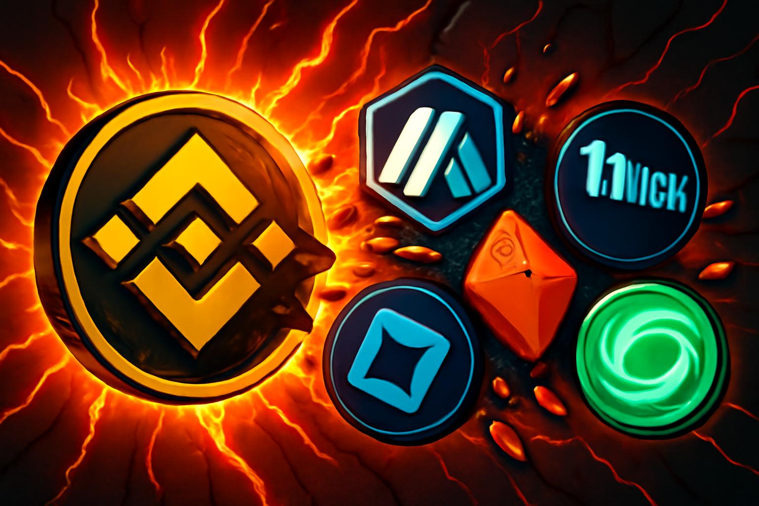 币安在主要网络上削减五种加密货币