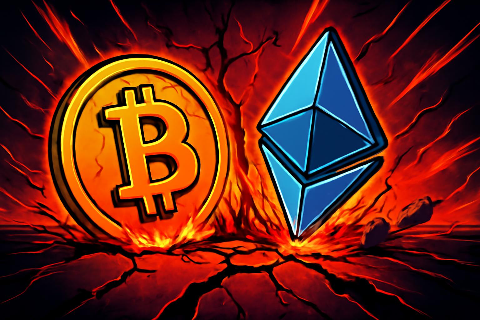 加密市场回撤，BTC 靠近 $95,000，ETH 靠近 $3,293