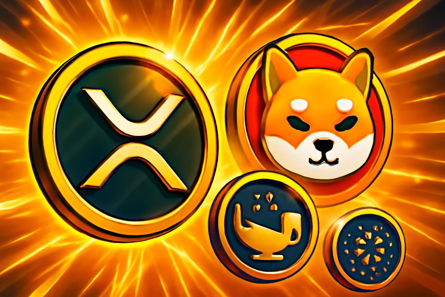 XRP ETF 流入达到15.1亿美元；SHIB 金叉信号指向23%的上涨