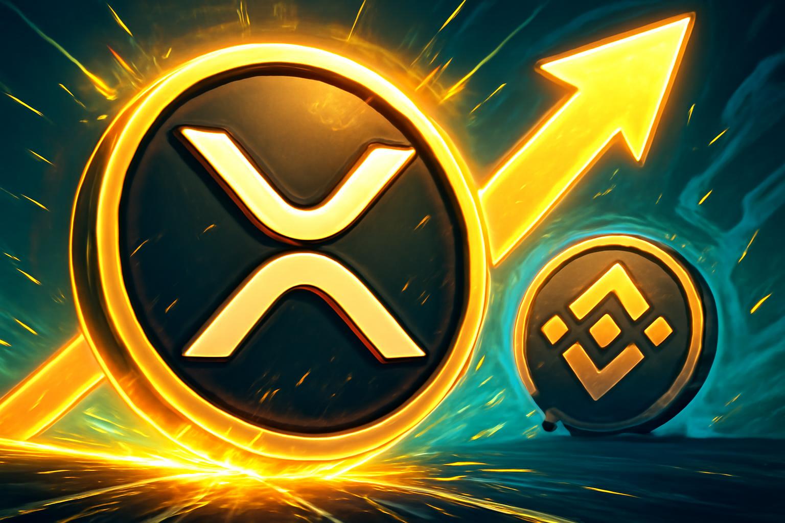 XRP 超越 BNB，成为第四大加密货币，8% 涨幅