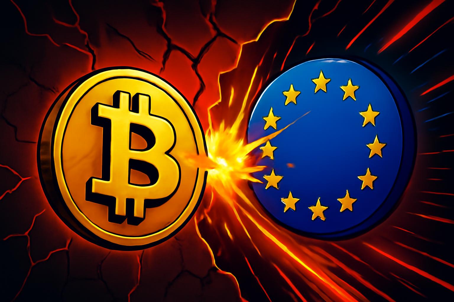 比特币在美国-欧盟关税对加密市场施压时，维持在约 $92K 附近