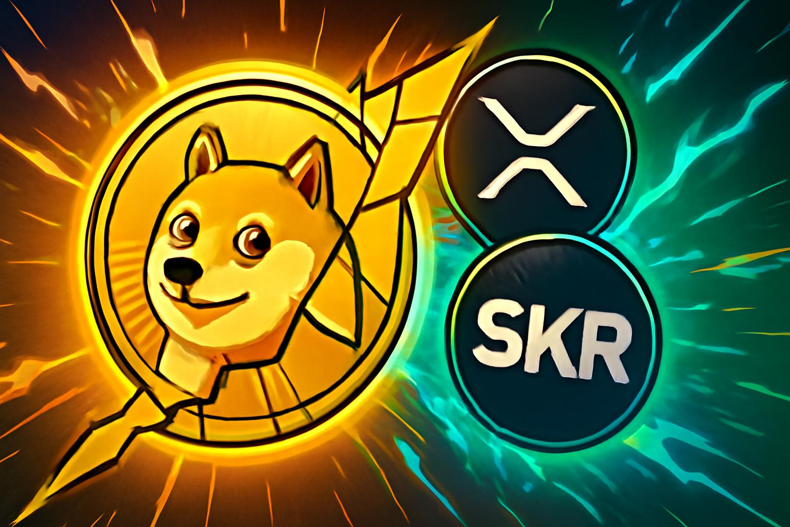 狗狗币突破在望，XRP ETF 流入逼近；Saga 空投后 SKR 暴涨