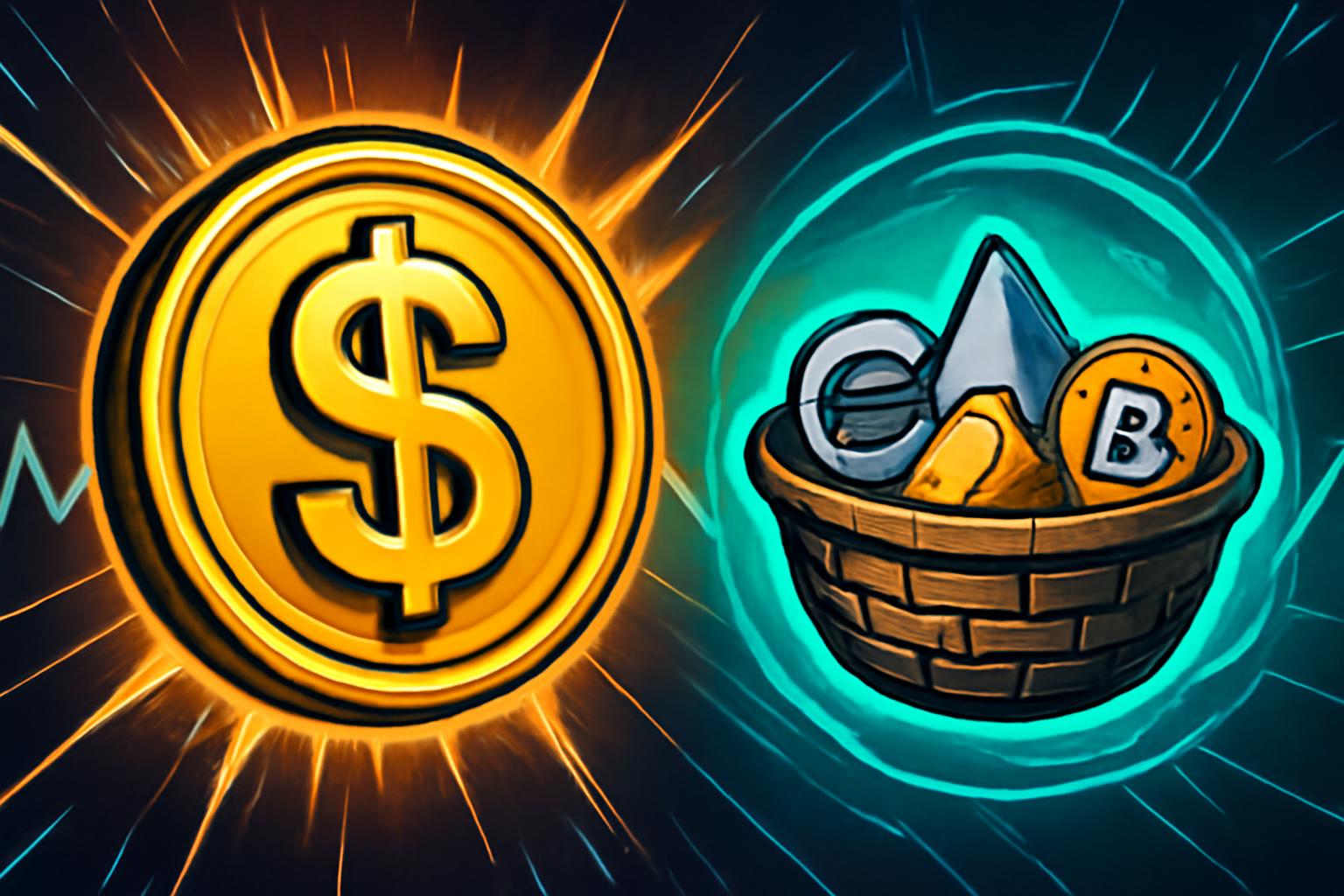 稳定币市场转变：美元主导的格局遇上篮子锚定实验