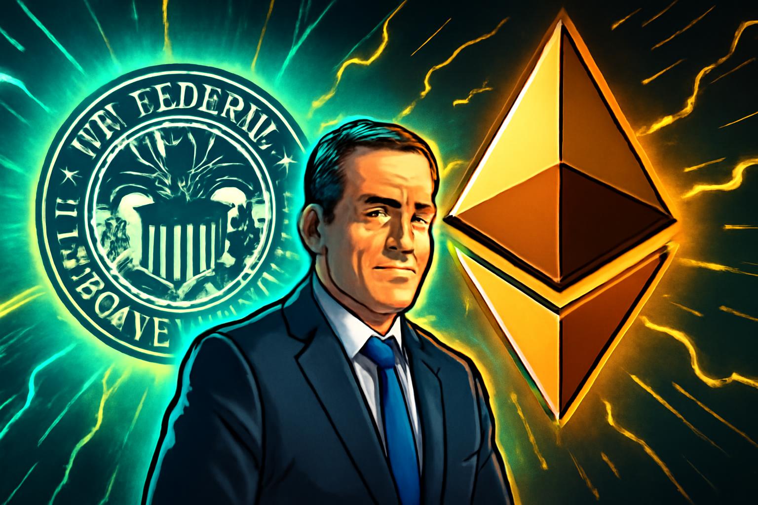 里克·里德被视为下一任美联储主席，以太坊与真实世界资产提振