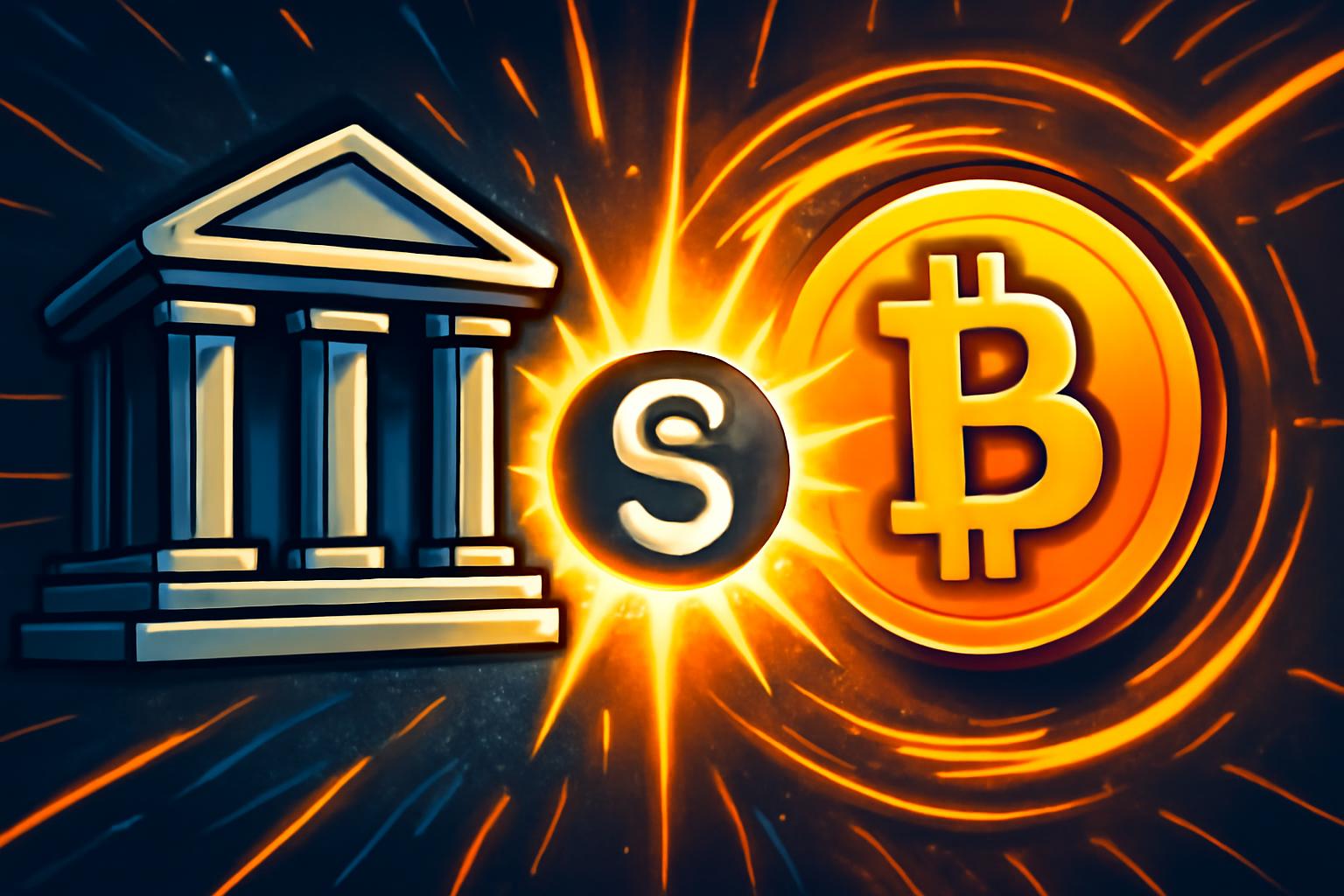 在市场结构推动下，银行将按 GENIUS Act 框架与加密货币合并