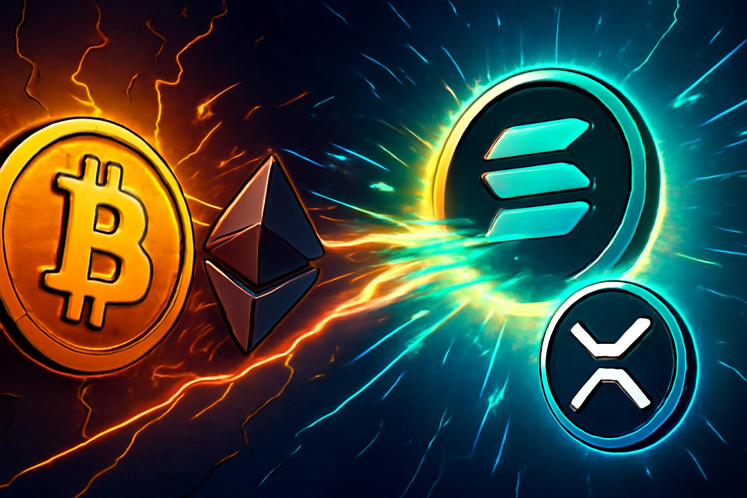 机构 ETF 资金流向从比特币/以太坊转向 Solana/XRP