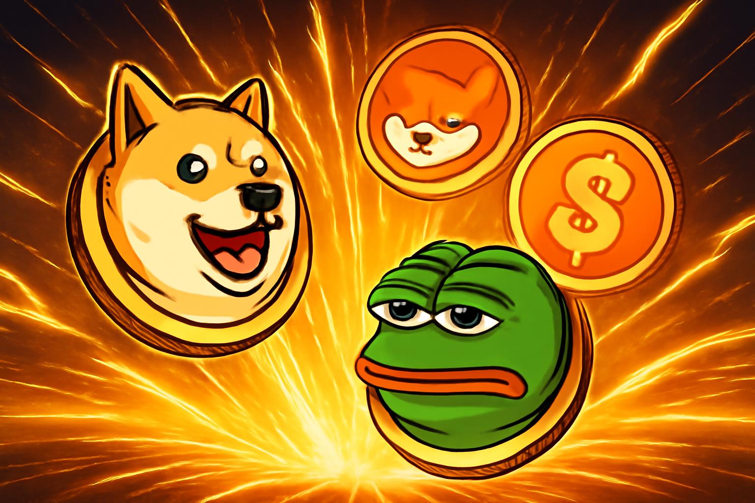 2026年模因币大涨：DOGE、PEPE 与 SHIB 跃升