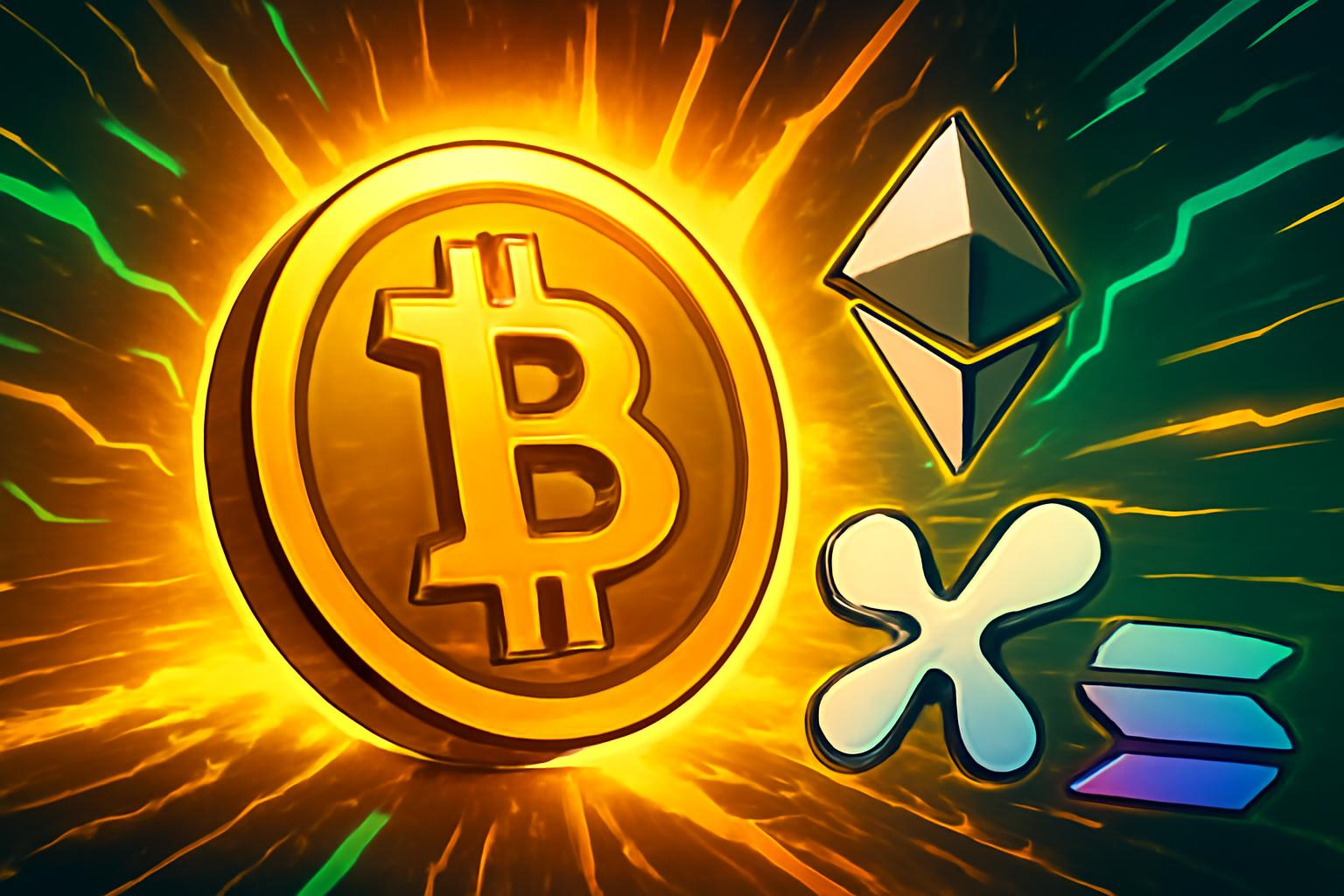 2026年第一周，加密市场由比特币、以太坊、XRP 与 Solana 引领的上涨