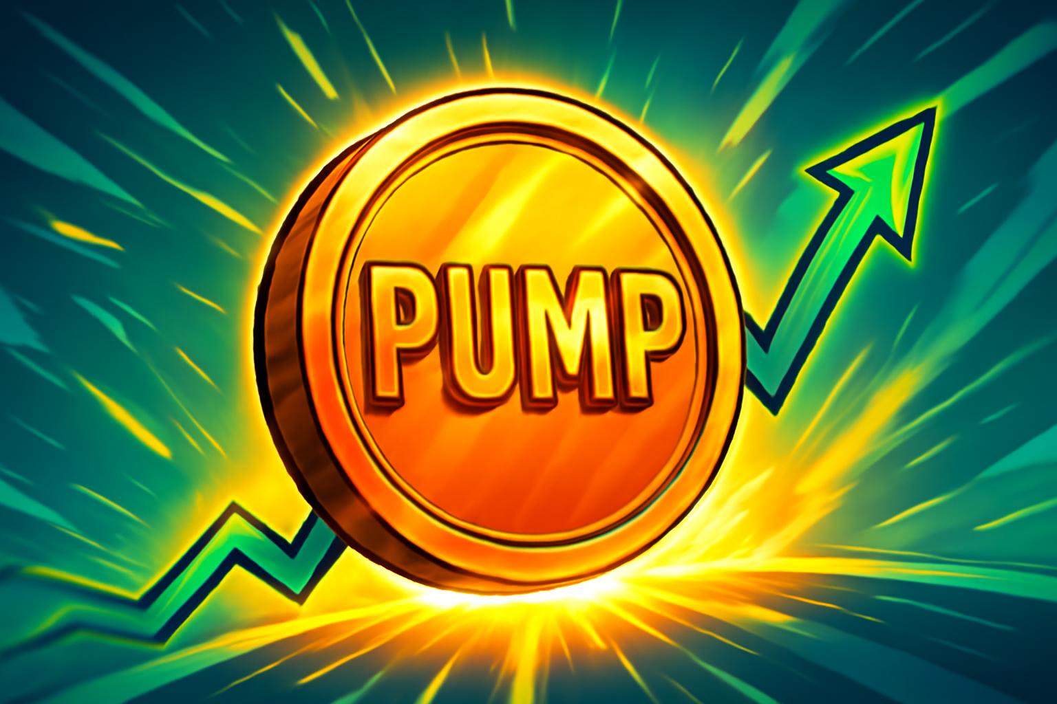 Pump梗币在全额收入回购政策提振投资者情绪时暴涨15%