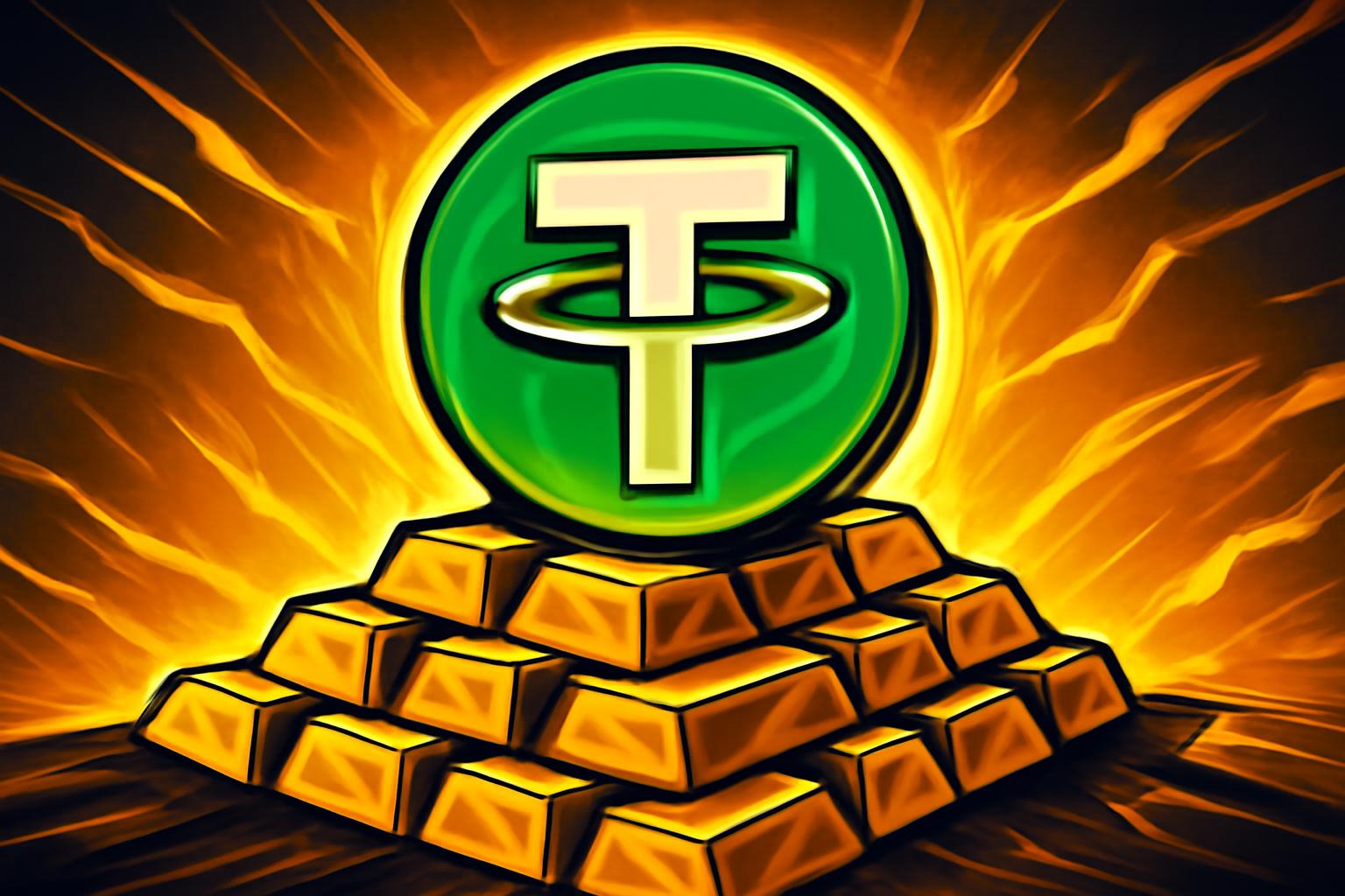 Tether 的 140 吨黄金囤积,标志着其成为黄金央行的崛起