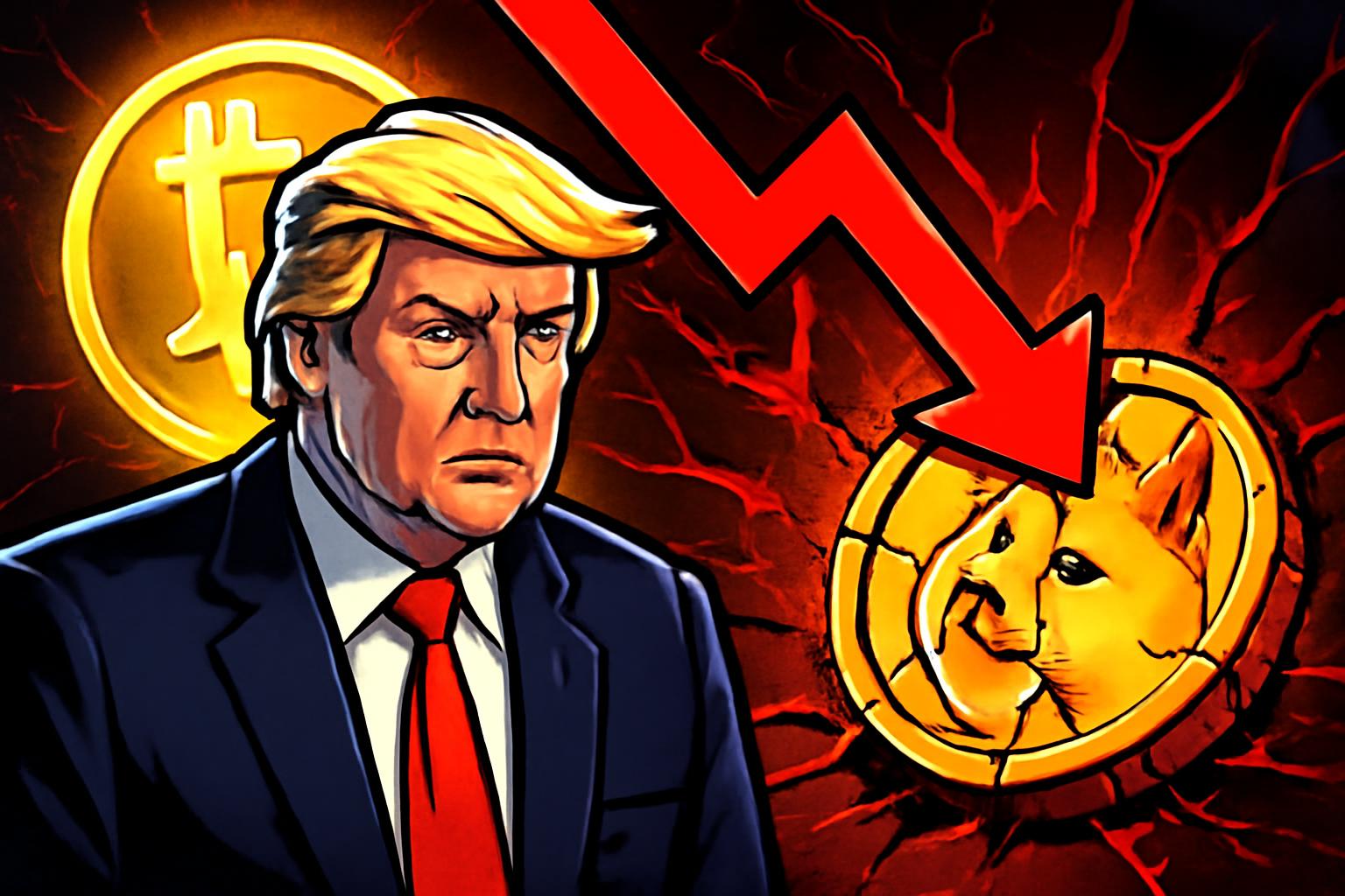 特朗普投资带来喜忧参半的回报,梗币下跌