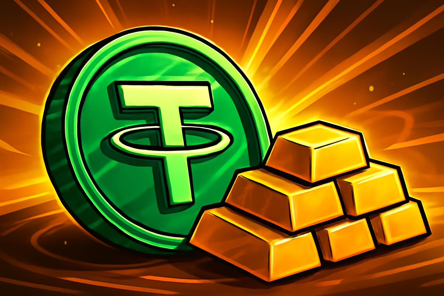 泰达币在黄金行情推动黄金持有量并提升 USDT 的主导地位，取得 $5 billion 的增长