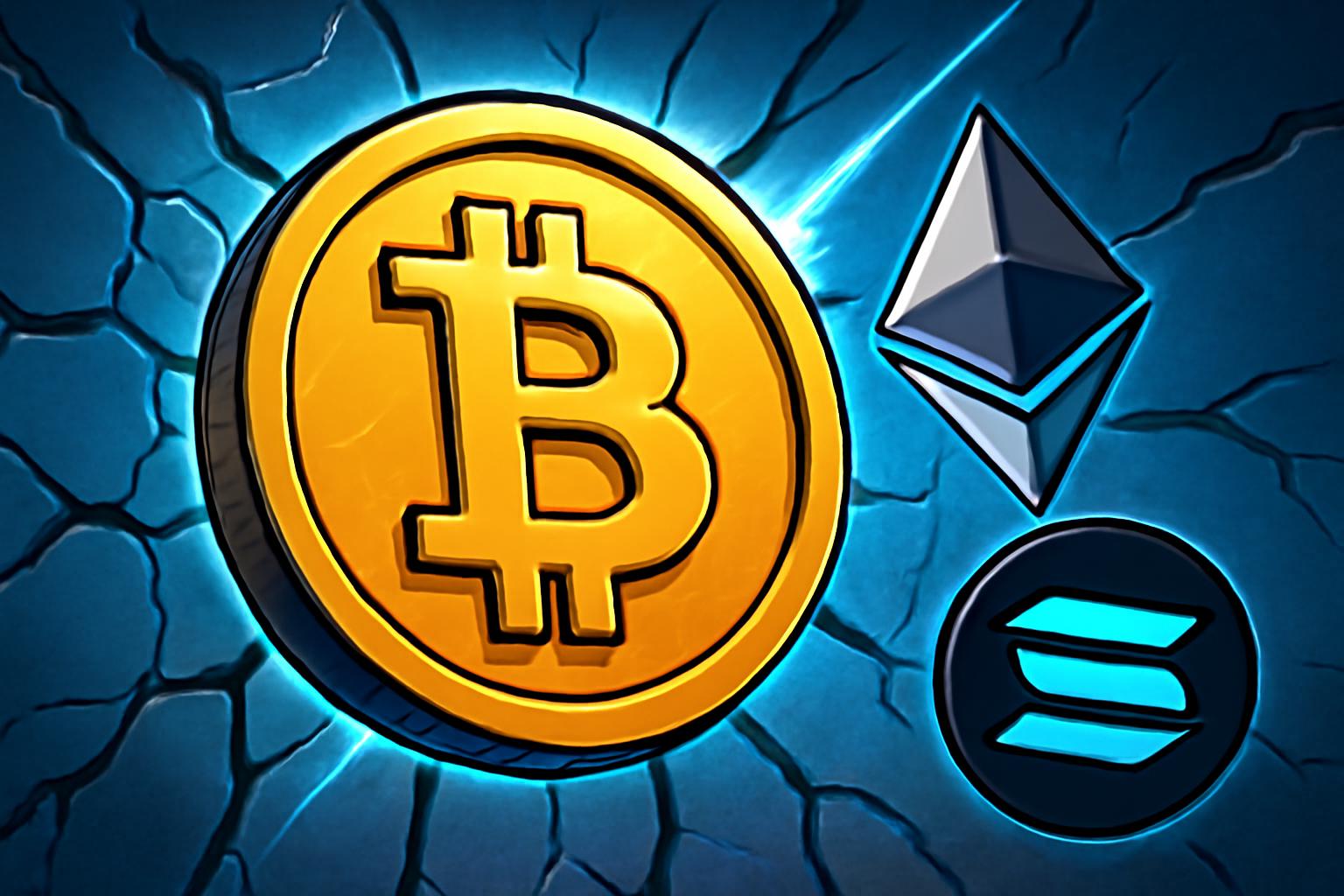 比特币在美联储暂停后维持区间，山寨币表现混合