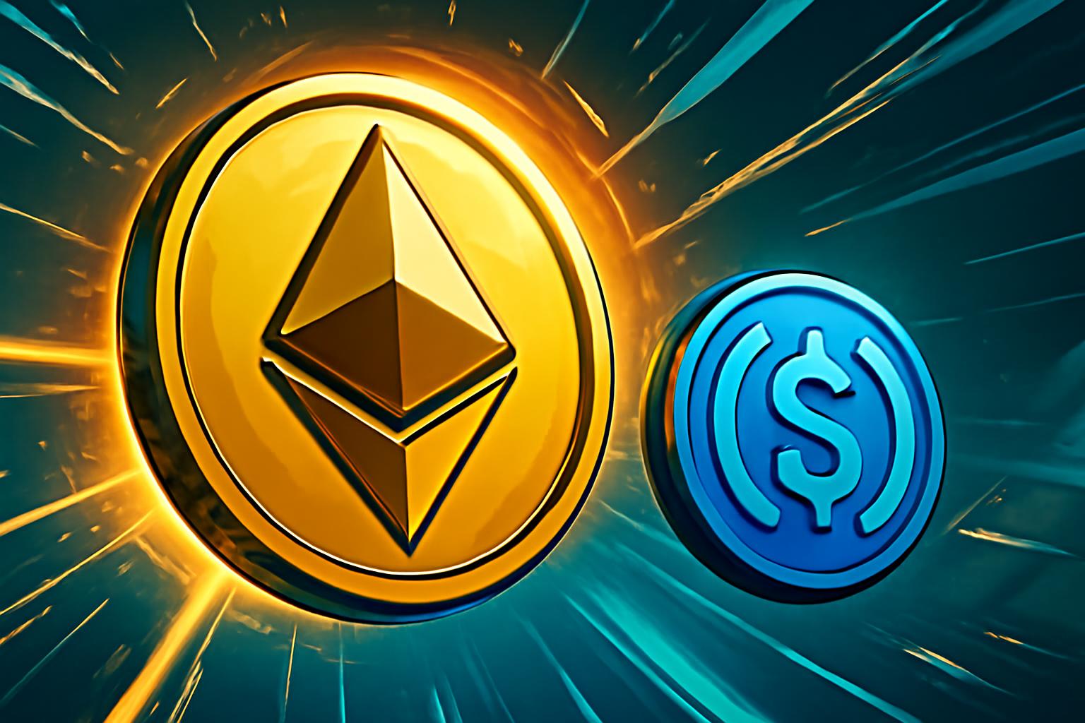 在转账指标达到历史新高之际,以太坊引领稳定币使用