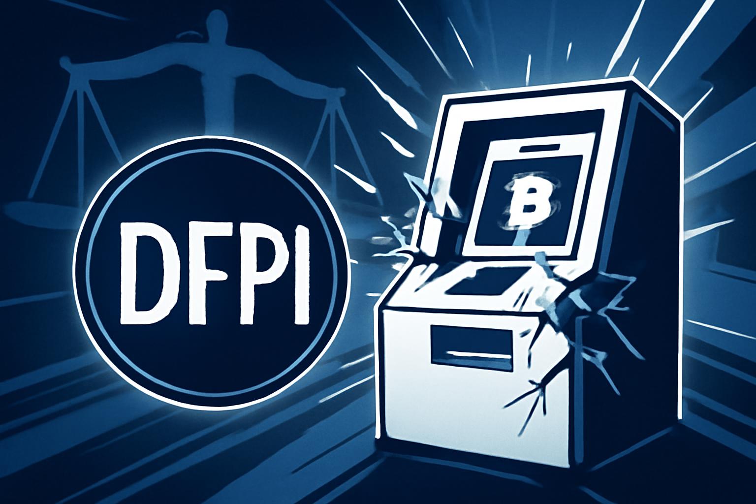加利福尼亚州 DFPI 同意令 针对数字资产自助终端运营商