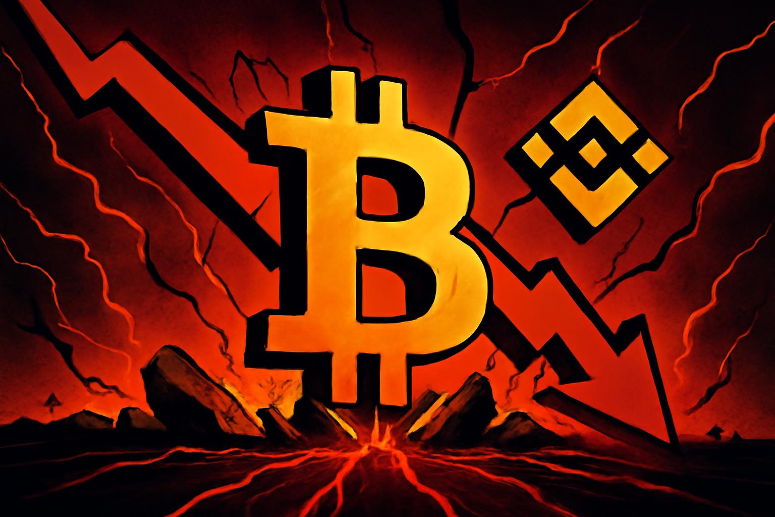 比特币跌至约$82k，关键支撑逼近