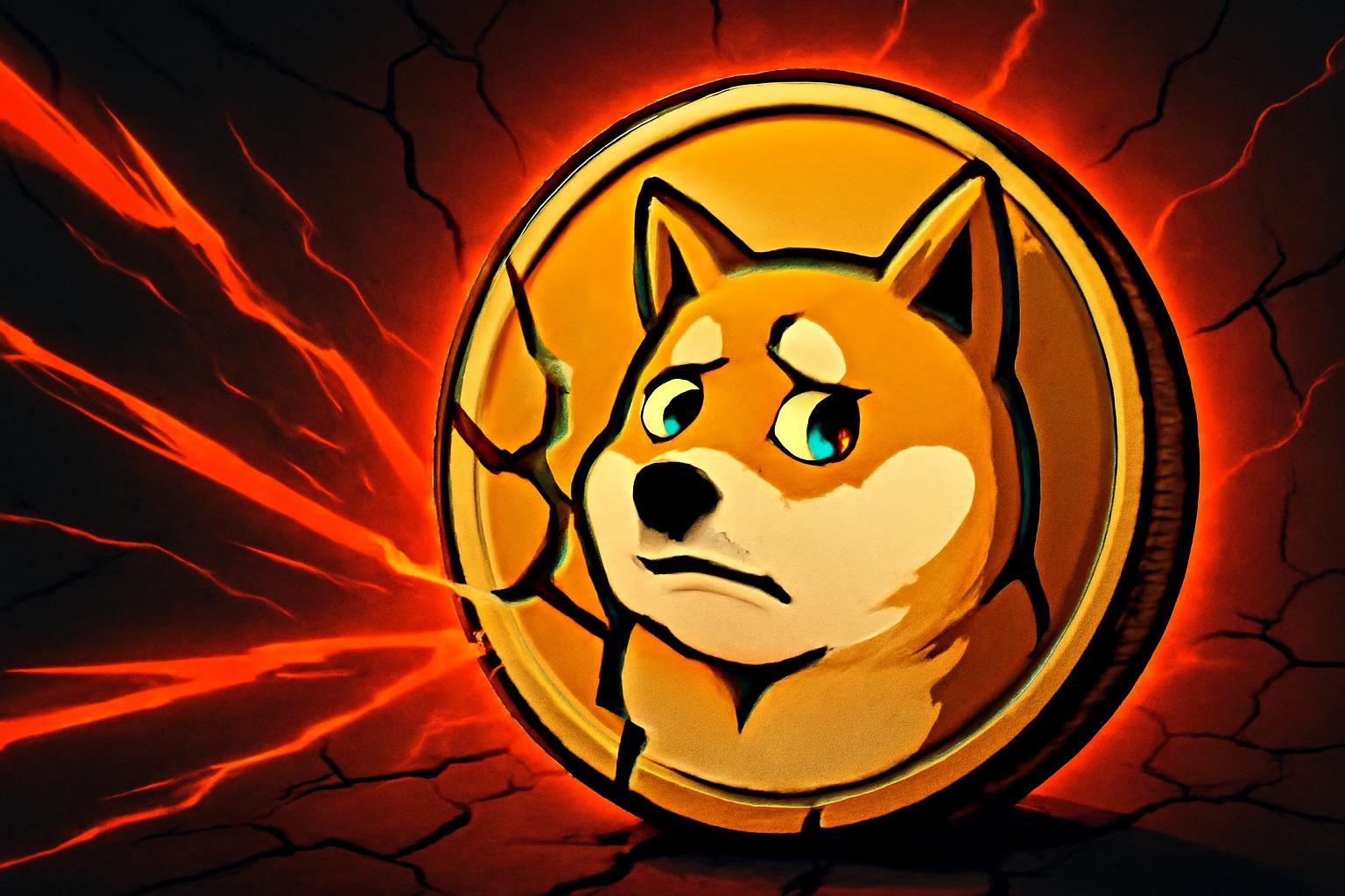 狗狗币形成摆动失败形态；缓解反弹可能随之而来