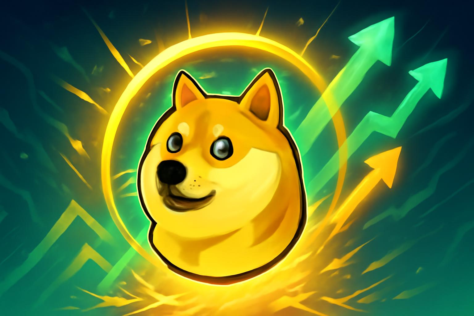 狗狗币在402%上涨前的关键阻力处停滞