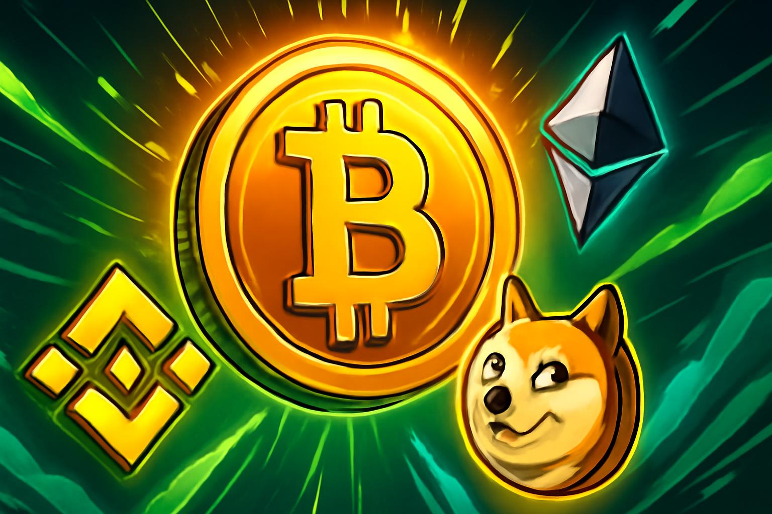 比特币上涨,主要资产拉涨,加密市场延续上涨势头