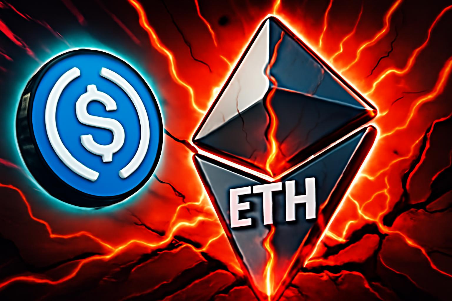 存入近3000万美元的USDC后开启3倍杠杆ETH做空头寸