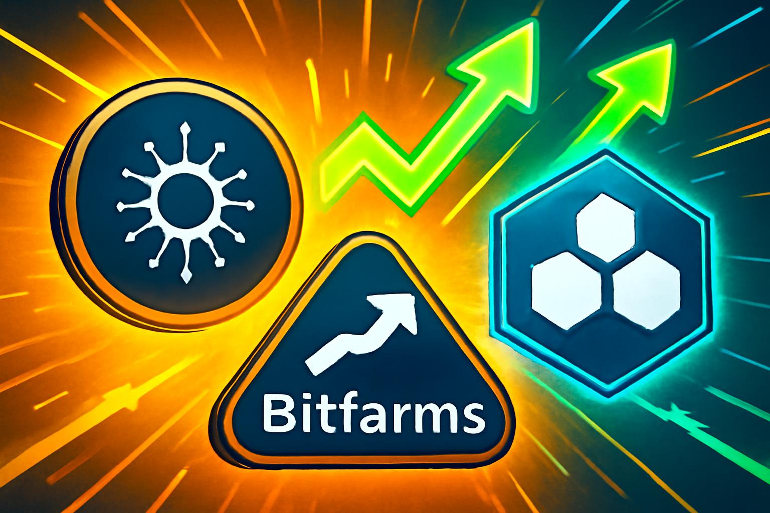 成交量激增的顶级加密股票: Galaxy Digital, Bitfarms, 和 HIVE