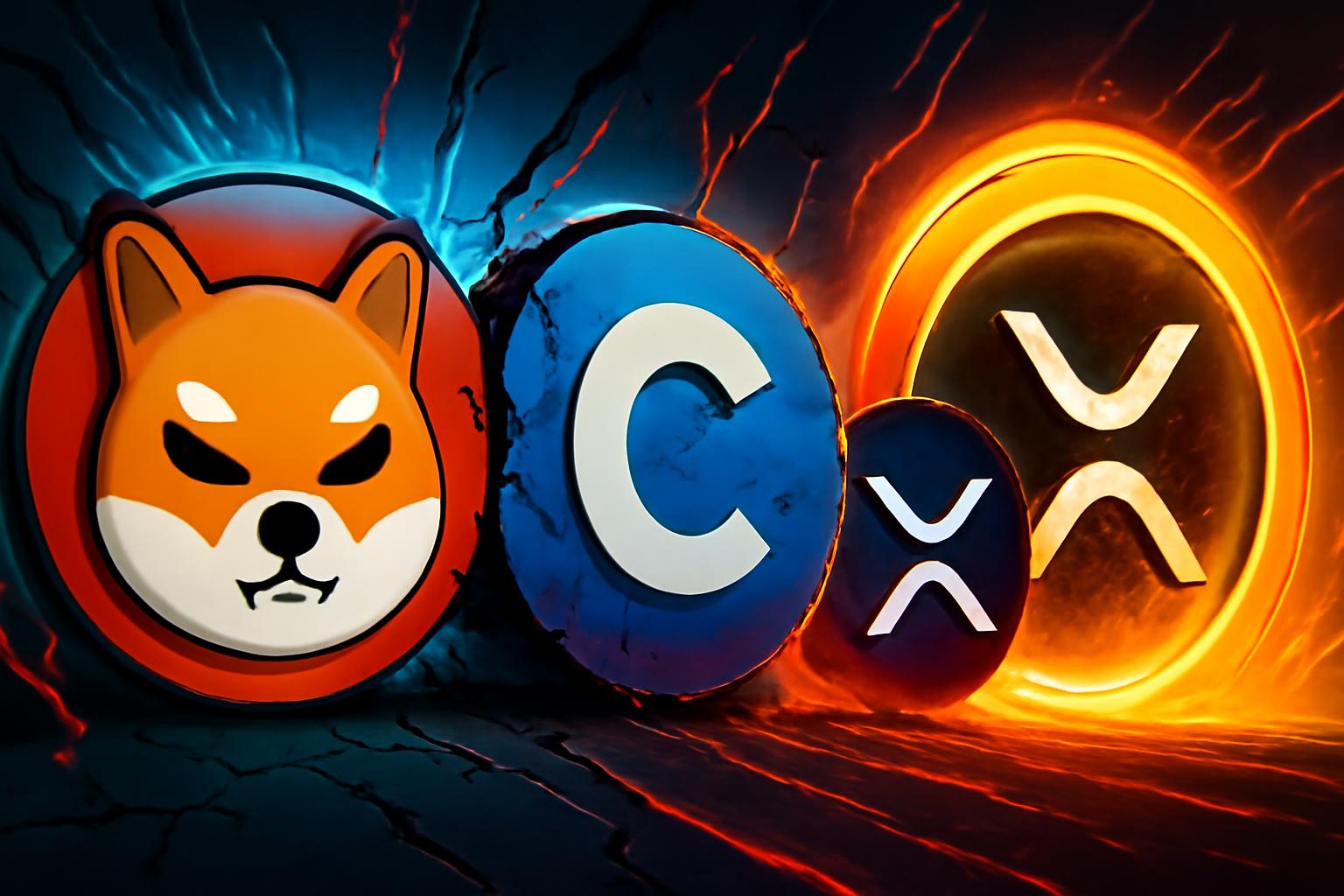 柴犬鲸鱼从 Coinbase 吸出 SHIB；XRP 清算激增；比特币接近 $100K