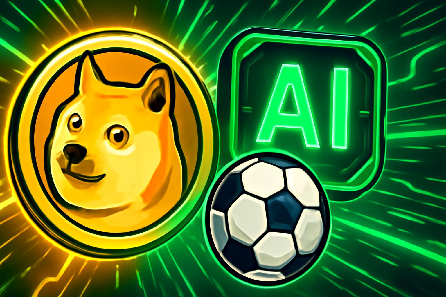 狗狗币领涨周度行情，梗币、AI 与体育板块上升