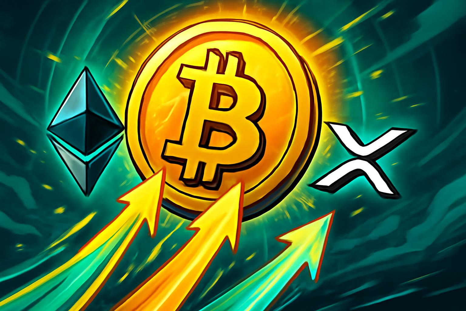 加密市场反弹推动比特币突破 91K,主要资产同步上涨