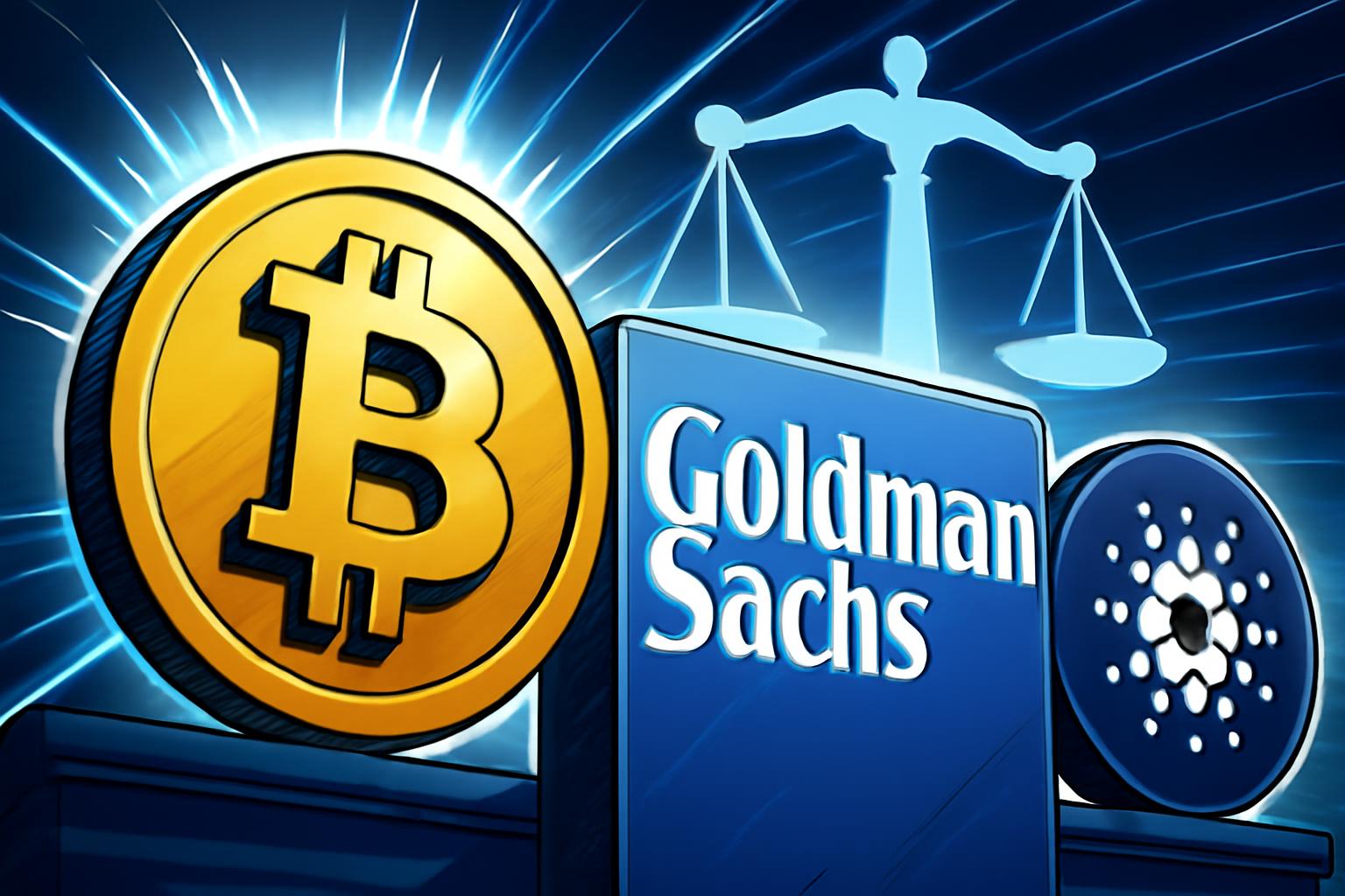 高盛认为监管将推动机构加密采用的下一波浪潮