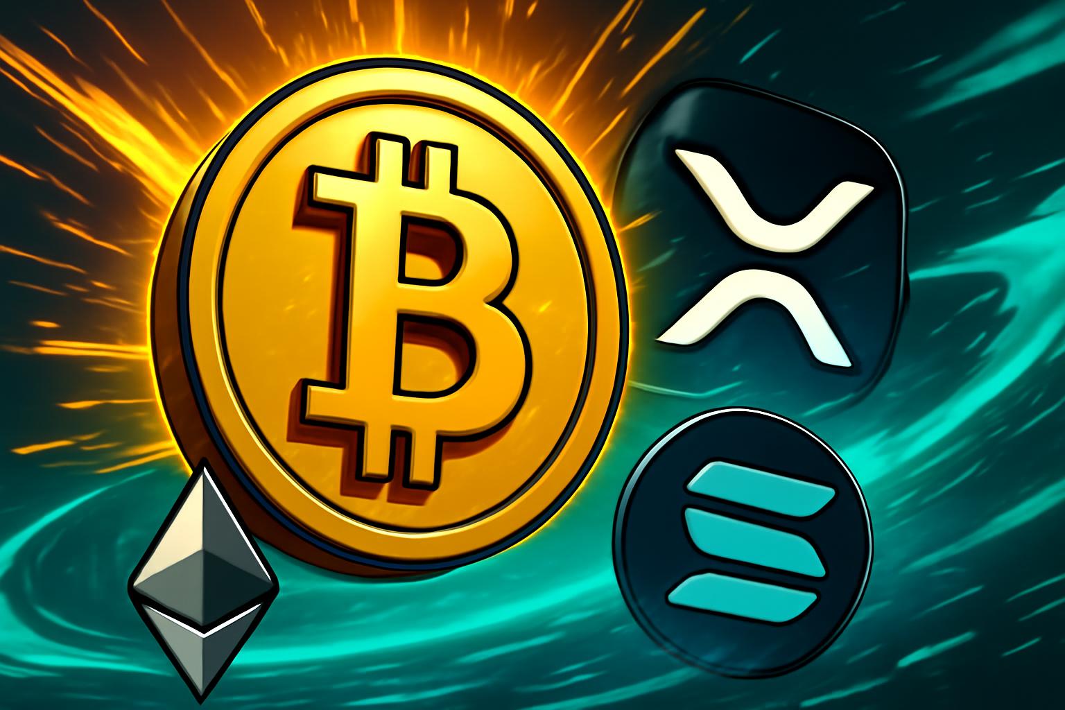 比特币回升至$94,000，XRP领涨山寨币行情